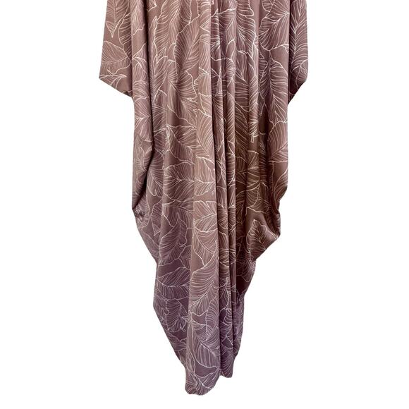 JENNIFER GRACE Limited Edition Caftan Deep V Neck Kimono Dress Resort Boho Chic - Picture 10 of 12